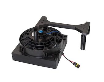 Intercooler Grid Fan System with Water Ports - For Autocross & Track - Minimizes Heat Soak for Subaru Top Mount Intercoolers Expansion Unit