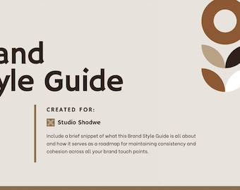 Company Brand Kit | Professional Brand Style Guide | Corporate Identity Template