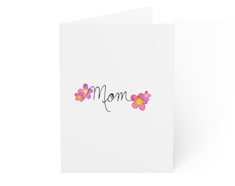 Handgezeichnete Florale Für Mama Grußkarte | Muttertag, Danke