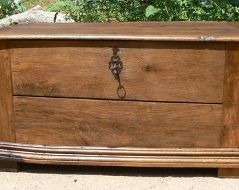 Antique French Hope Chest - 18th Century - Oak