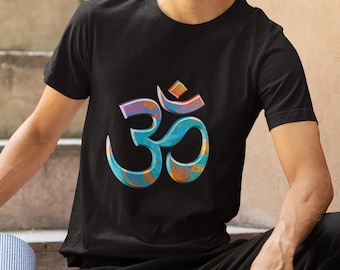 Colorful Om Symbol T-Shirt | Yoga Meditation Spiritual Tee
