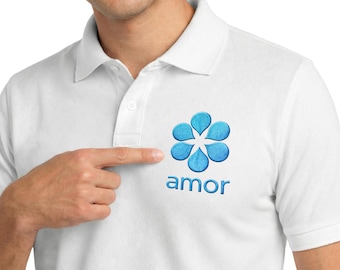 Personalisiertes Poloshirt - Benutzerdefiniertes Logo gestickter Name, Text Kurzarm-Polo schnell trocknendes Piqué-T-Shirt | Golf, Tennis, Workwear Business