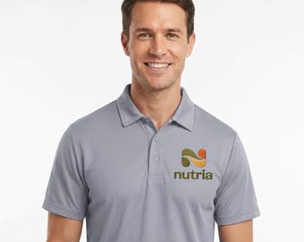 Fruit of The Loom Personalised Polo Shirt – Custom Embroidered Name, Text & Logo Short Sleeve Polo T-shirt – Premium Casual Golf, Tennis