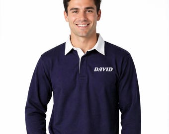 Personalised Polo Shirt – Custom Logo Embroidered Name, Text Short Sleeve Polo  Quick Dry Pique T-shirt | Golf, Tennis, Workwear Business