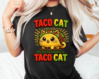 Grafika z kotem Taco w formacie PNG: Ilustracja retro kota (pobieranie cyfrowe)