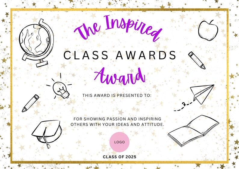 Class Awards Certificates | Printable End of Year Awards | Editable ...