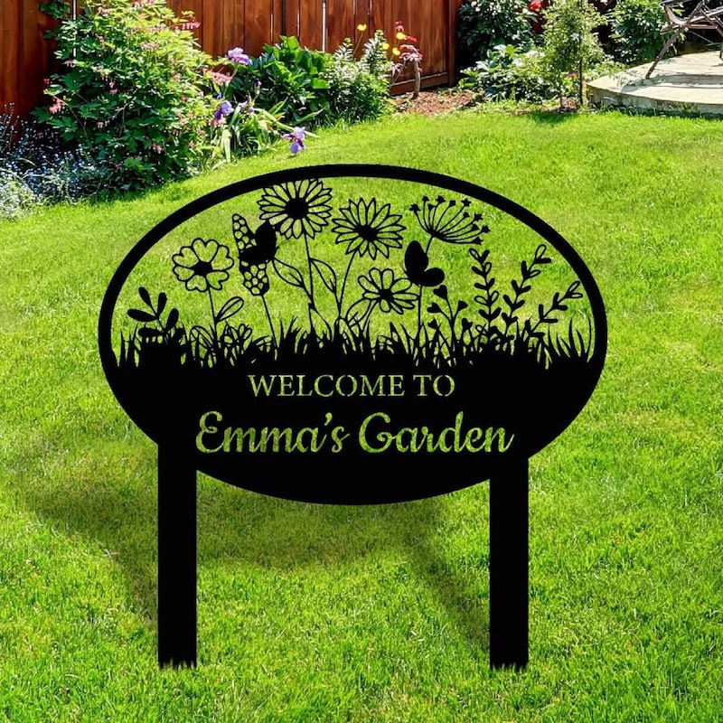 Personalized Garden Signs - Etsy