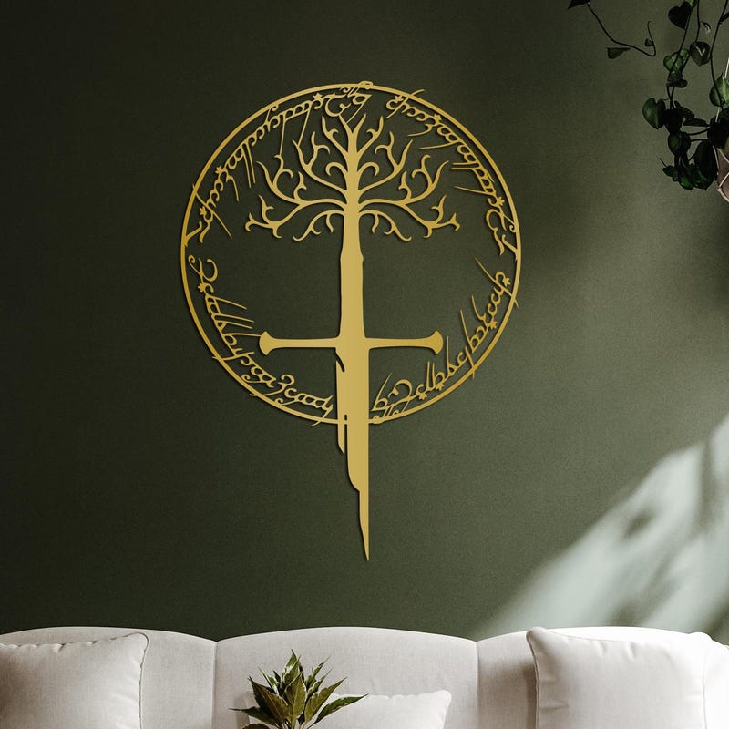 Elfish Designs Elvish Metal Wall - Etsy