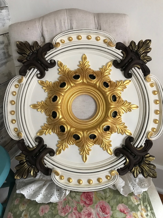 28 Ceiling Medallion Farmhouse Style Chandelier Available Etsy