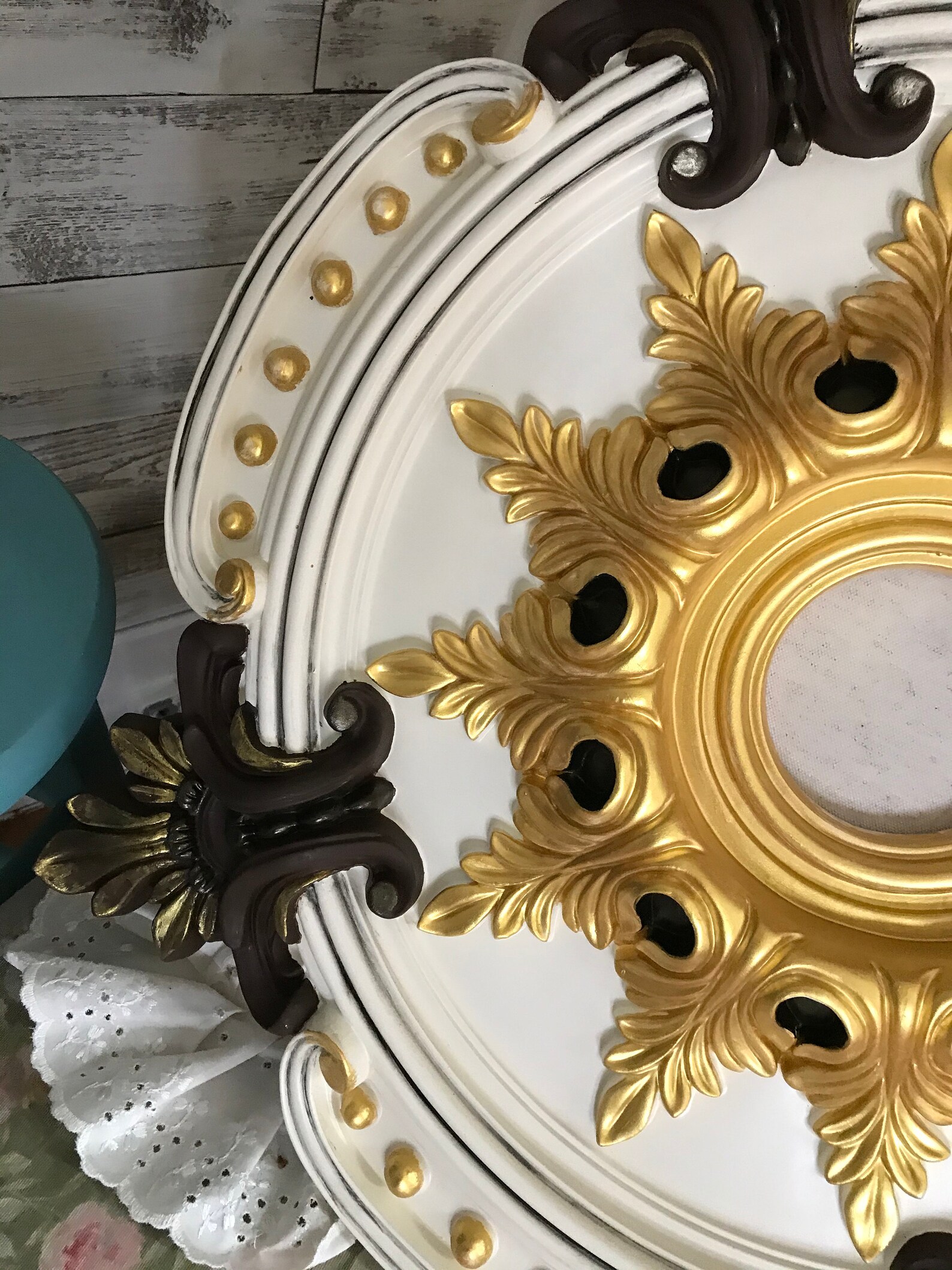 28 Ceiling Medallion Farmhouse Style Chandelier Available Etsy