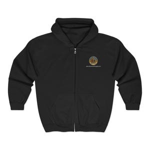 Desert North Supply Logo Zip Hoodie - Outdoor Adventure Full-Zip Sweatshirt