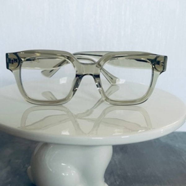 Green Eyeglasses Etsy