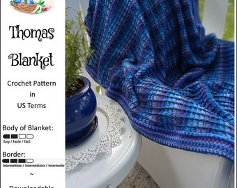 Thomas Blanket | Crochet Pattern (Instant Download)