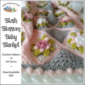 Blush Babydecke | Häkelanleitung (Instant Download)