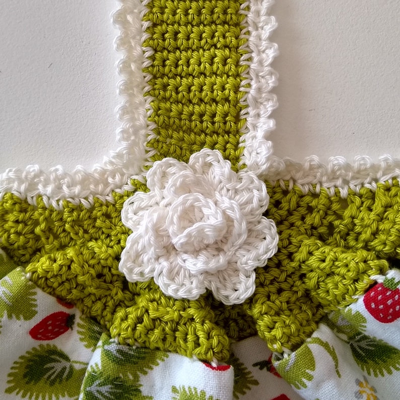Dish or Tea Towel Topper Crochet Pattern Instant Download image 4
