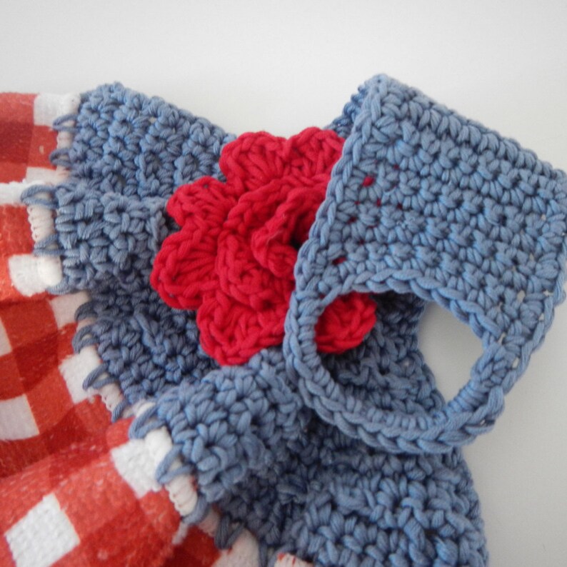 Dish or Tea Towel Topper Crochet Pattern Instant Download image 6