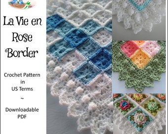 La Vie en Rose Border/Edging | Crochet Pattern (Instant Download)