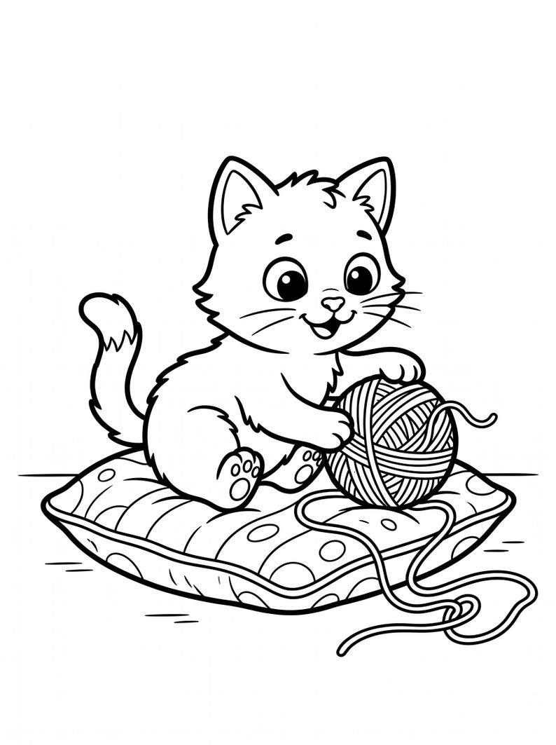 Printable Cute Baby Animal Coloring Pages for Kids | 4 Adorable Easy ...