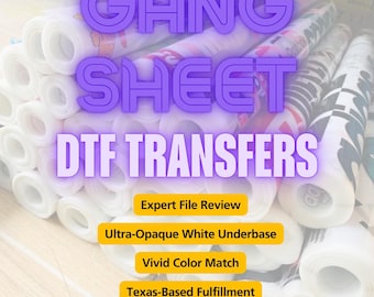 DTF Transfers, Gang Sheet, Full Color Heat Transfer, Iron On, Wholesale Dtf Prints,  Ready to Press