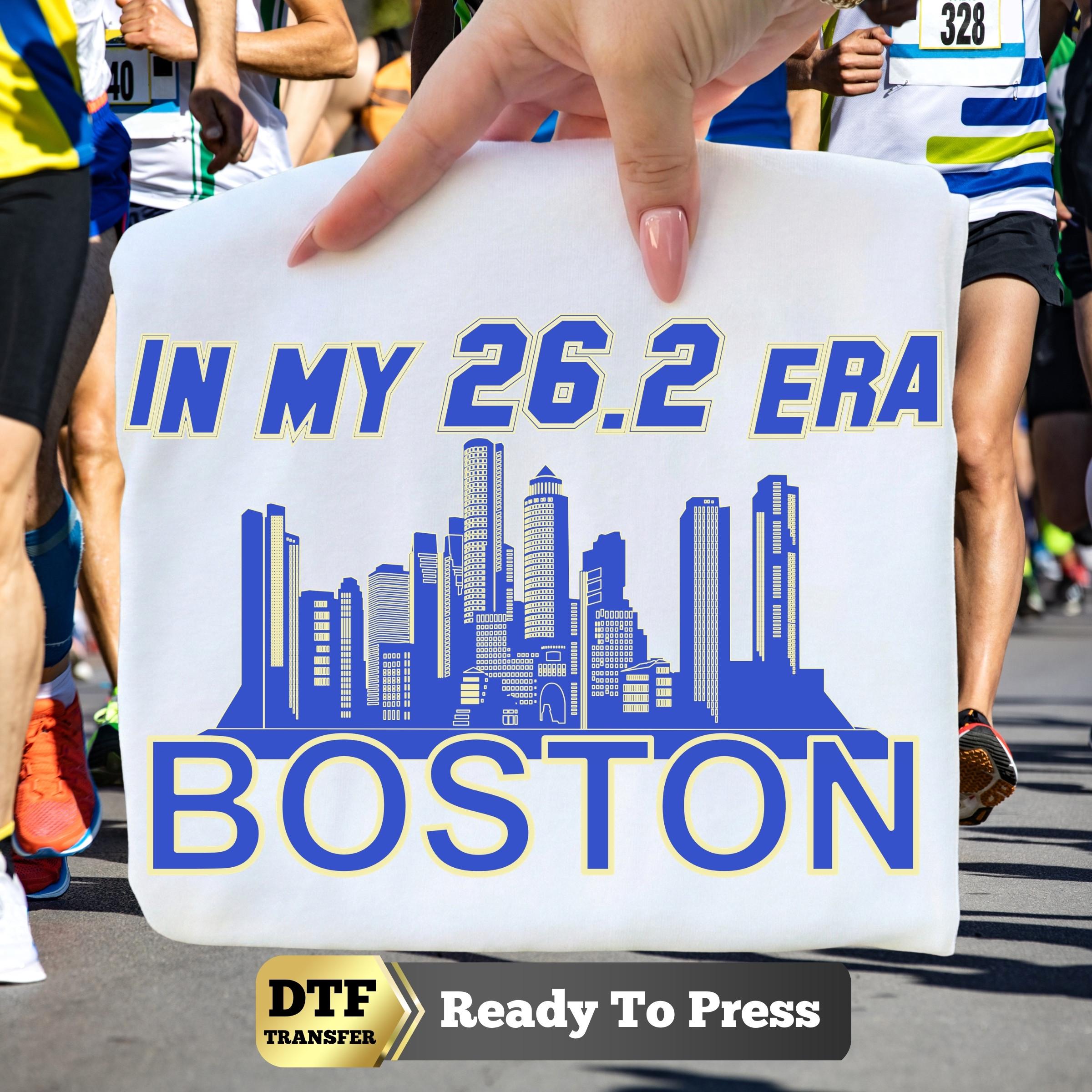 Decalcomanie Termoadesive Boston Marathon 2021 – 2 Pezzi Da Stirare Su Maglietta