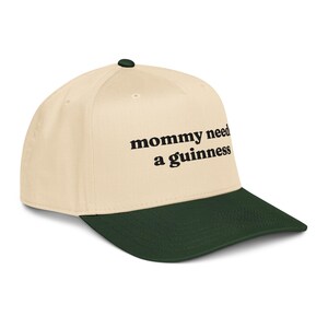 Mommy Needs a Guinness Green & White Cap, St Patrick's Day St Paddy's Merch, Gift For Moms