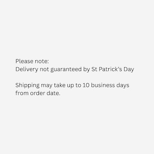 Daddy Needs a Guinness Embroidered Green Sweatshirt, Split the G Cotton Crewneck image 2