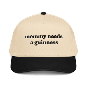 Mommy Needs a Guinness Green & White Cap, St Patrick's Day St Paddy's Merch, Gift For Moms