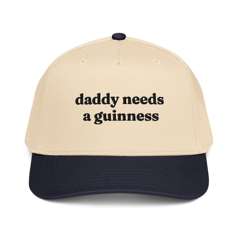 Daddy Needs a Guinness Embroidered Baseball Cap, Snapback Hat For Beer Lovers Husband Boyfriend Gift
