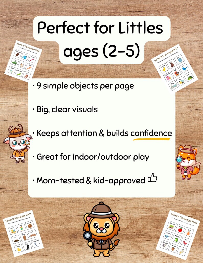 Editable Scavenger Hunt Template Custom Printable Worksheet Indoor