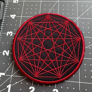 King Gizzard Nonagon Handmade Embroidered Iron-on Patch