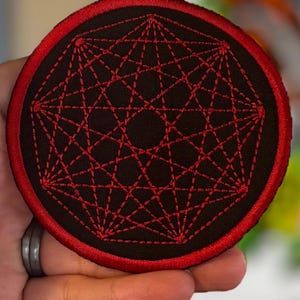 King Gizzard Nonagon Iron-on Large 3" Patch