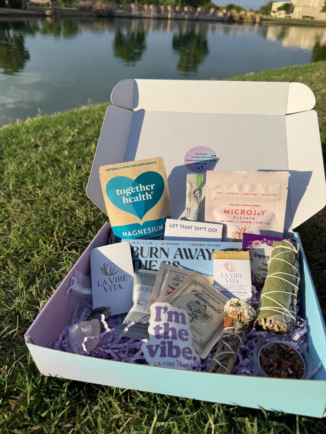 Wellbeing Box Balanced AF Self Care Gift Box for Women | Stress Relief Wellness Box ...