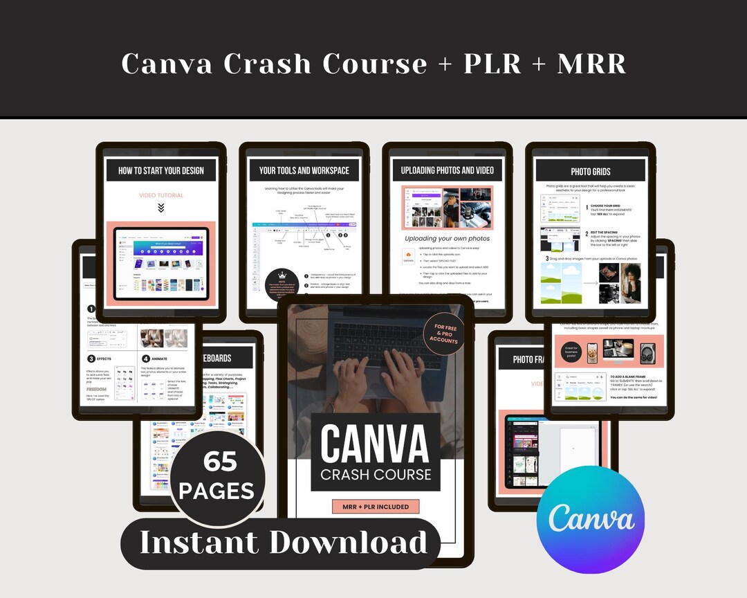 Canva Crash Course for Beginners | Learn Canva & Start Selling Digital ...