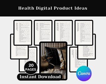 300 Health Niche Digital Product Ideas | Wellness & Fitness Business Guide (PLR/MRR)