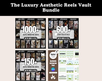 Luxury Reels Vault | 11000+ Faceless Instagram, TikTok & Lifestyle Videos Bundle (PLR/MRR)