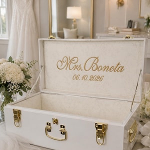 Personalised Wedding Dress Box