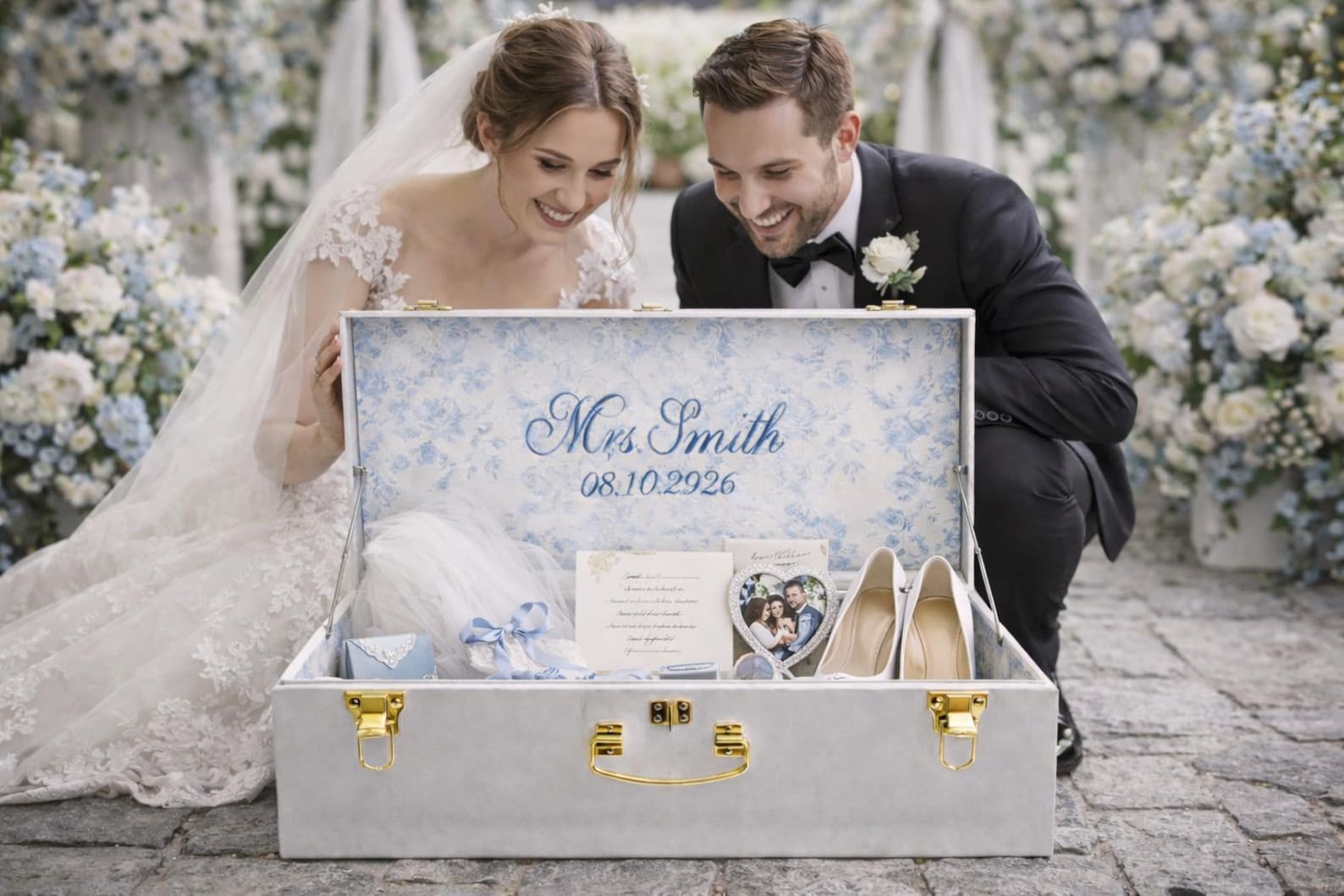 Wedding Keepsake Trunk Large