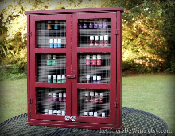 Essential Oil Storage Shelving Nail Polish Cabinet Display Etsy