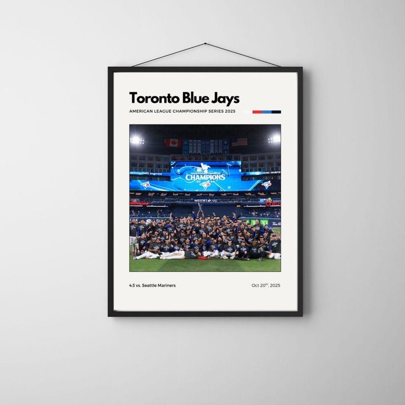 Toronto Blue Jays ALCS Champions 2025 Poster - Etsy