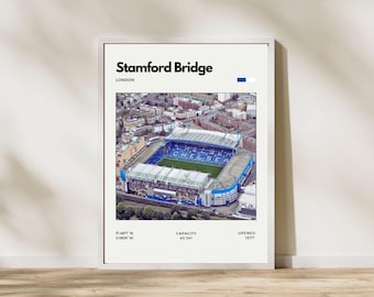 Stamford Bridge Poster | Chelsea Football Club Stadium Print