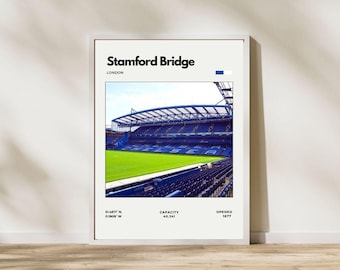 Stamford Bridge Poster | Chelsea Football Club Stadium Print