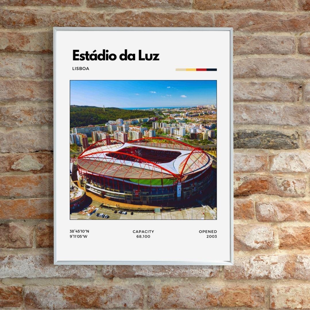 Impression Toile Stade De Lumière Benfica – 30/40 Cm – Occasion