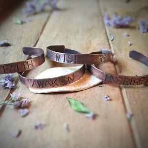 Personalized Engraved Copper Bracelet, Great Christmas Gift image 5