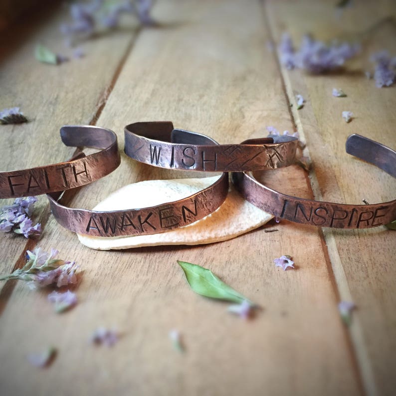 Personalized Engraved Copper Bracelet, Great Christmas Gift image 5