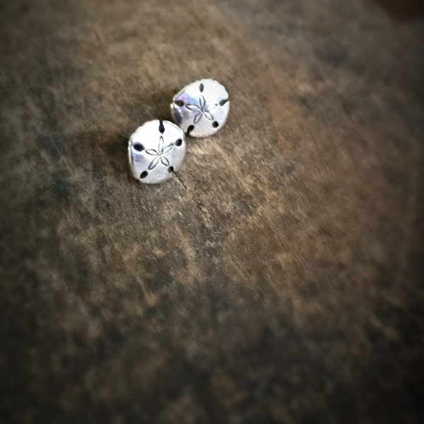 Sand Dollar Pave CZ Earrings in Sterling Silver - Landing Company