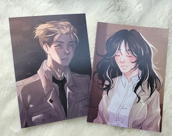AOT Character Art Prints | Pieck & Porco