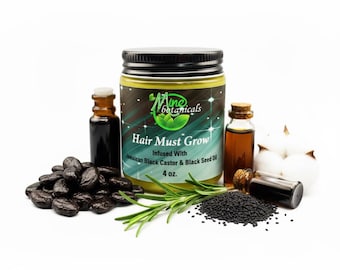Hair Must Grow Infused with Jamaican Black Castor & Black Seed Oil 4oz