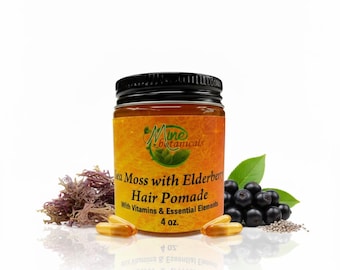 Sea Moss with Elderberry Hair Pomade 4oz