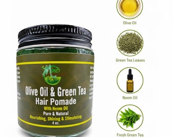 Olive Oil & Green Tea Hair Pomade 4oz