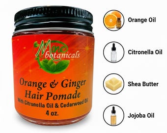 Orange & Ginger Hair Pomade 4oz